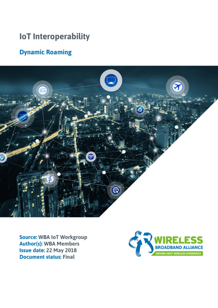 WBA IoT Dynamic Roaming Cover